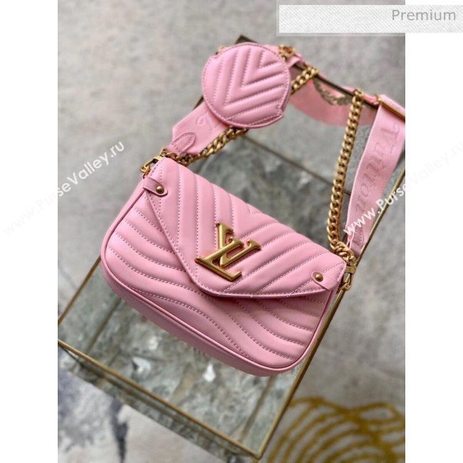 Louis Vuitton Multi Pochette New Wave Shoulder Bag M56468 Pink 2020 (K-20051920)