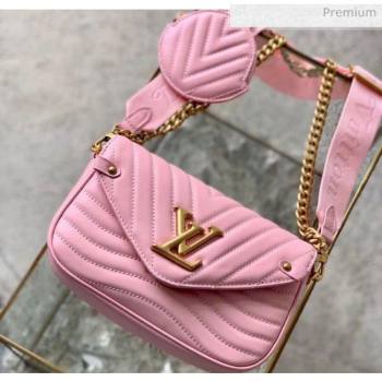 Louis Vuitton Multi Pochette New Wave Shoulder Bag M56468 Pink 2020 (K-20051920)