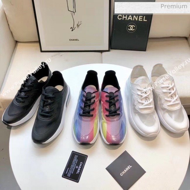 Chanel Calfskin & Mesh Sneaker White 2020 (MD-20052105)