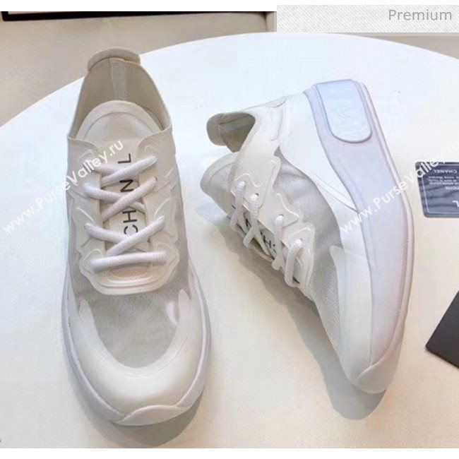 Chanel Calfskin & Mesh Sneaker White 2020 (MD-20052105)