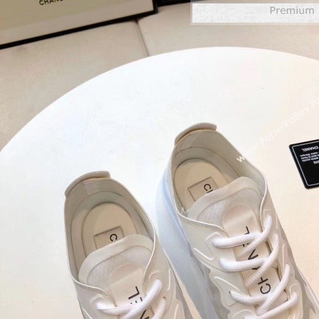 Chanel Calfskin & Mesh Sneaker White 2020 (MD-20052105)
