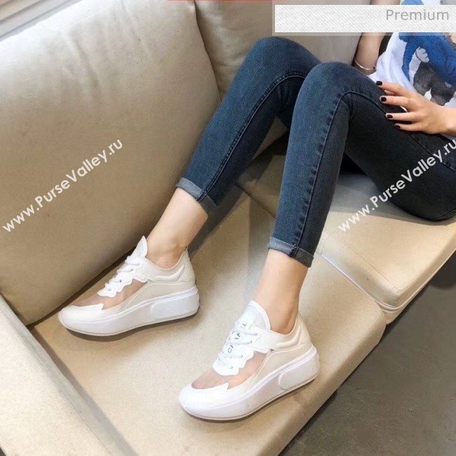 Chanel Calfskin & Mesh Sneaker White 2020 (MD-20052105)