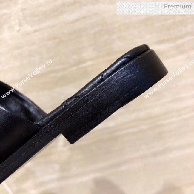 Chanel Lambskin Chains & Pearls Mules Sandals Black 2020 (MD-20052723)