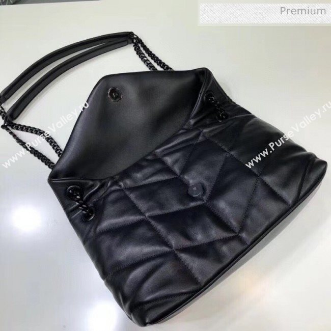 Saint Laurent Loulou Puffer Small Bag in Quilted Lambskin 577476 All Black 2020 (BGL-20052813)