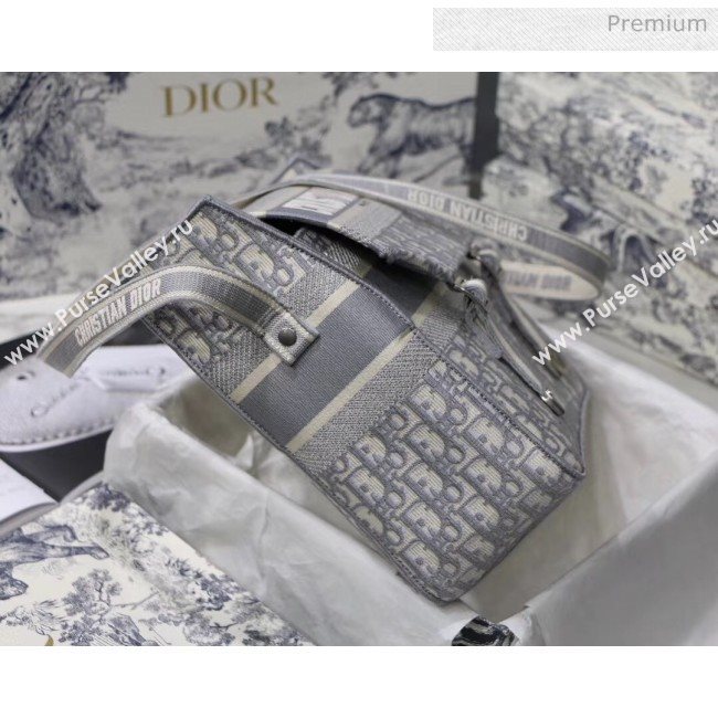 Dior Diorcamp Messenger Bag in Embroidered Oblique Canvas Grey 2020 (XXG-20052814)