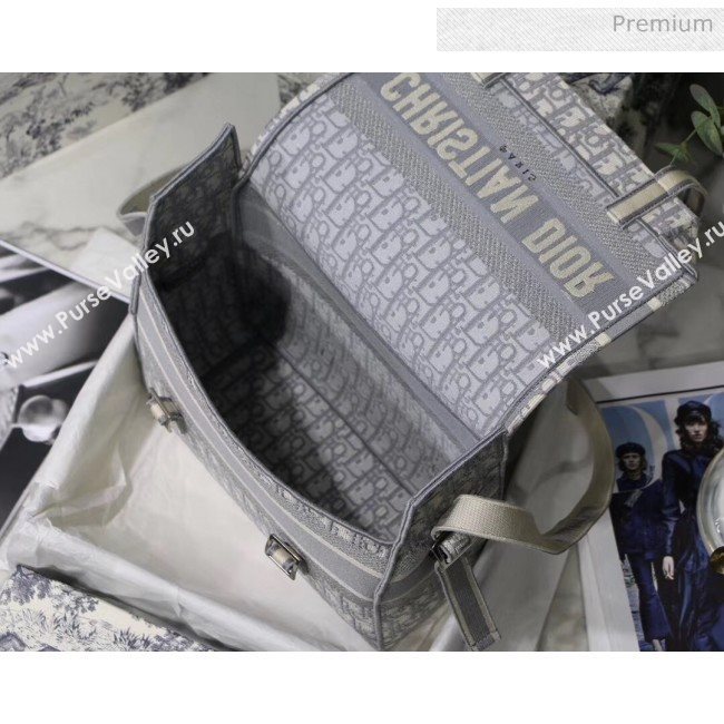 Dior Diorcamp Messenger Bag in Embroidered Oblique Canvas Grey 2020 (XXG-20052814)