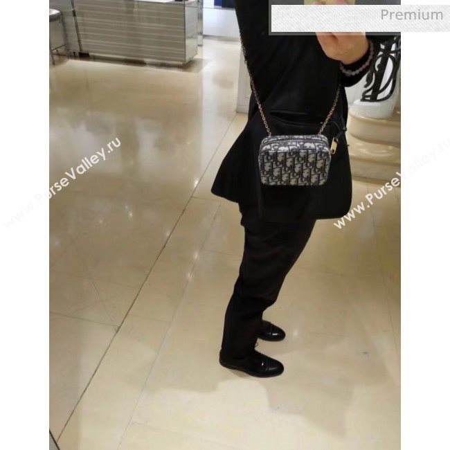 Dior Oblique Canvas Mini Belt Bag Deep Blue 2020 (XXG-20052816)