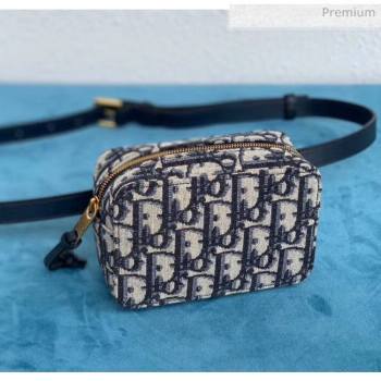 Dior Oblique Canvas Mini Belt Bag Deep Blue 2020 (XXG-20052816)