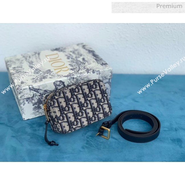 Dior Oblique Canvas Mini Belt Bag Deep Blue 2020 (XXG-20052816)