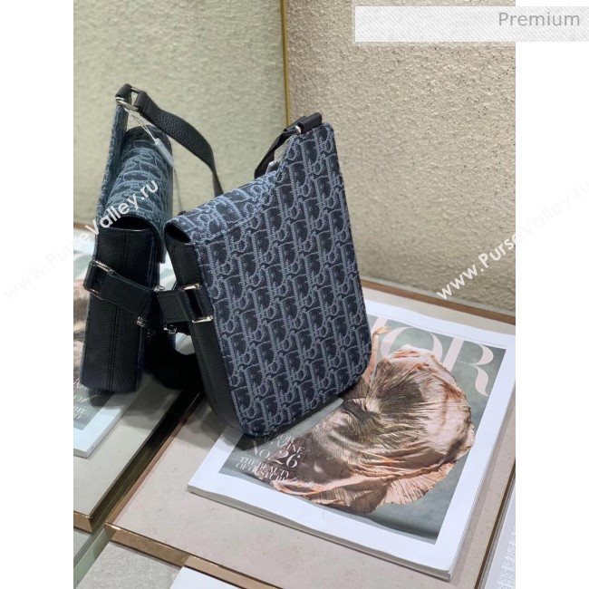 Dior Oblique Jacquard Canvas Saddle Nano Pouch Black 2020 (XXG-20052817)