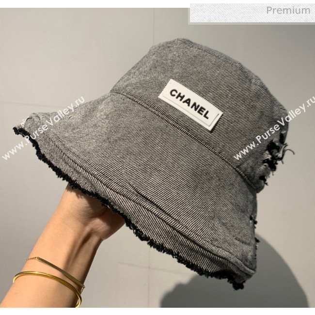 Chanel Canvas Bucket Hat 110 Black 2020 (V-20052842)