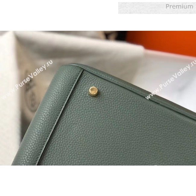 Hermes Lindy 30cm Bag In Togo Calfskin Leather Almond Green 2020 (FL-20052905)