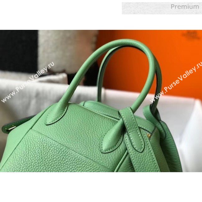 Hermes Lindy 30cm Bag In Togo Calfskin Leather Green 2020 (FL-20052909)