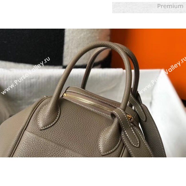 Hermes Lindy 30cm Bag In Togo Calfskin Leather Etoupe 2020 (FL-20052912)