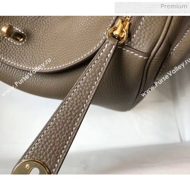 Hermes Lindy 30cm Bag In Togo Calfskin Leather Etoupe 2020 (FL-20052912)