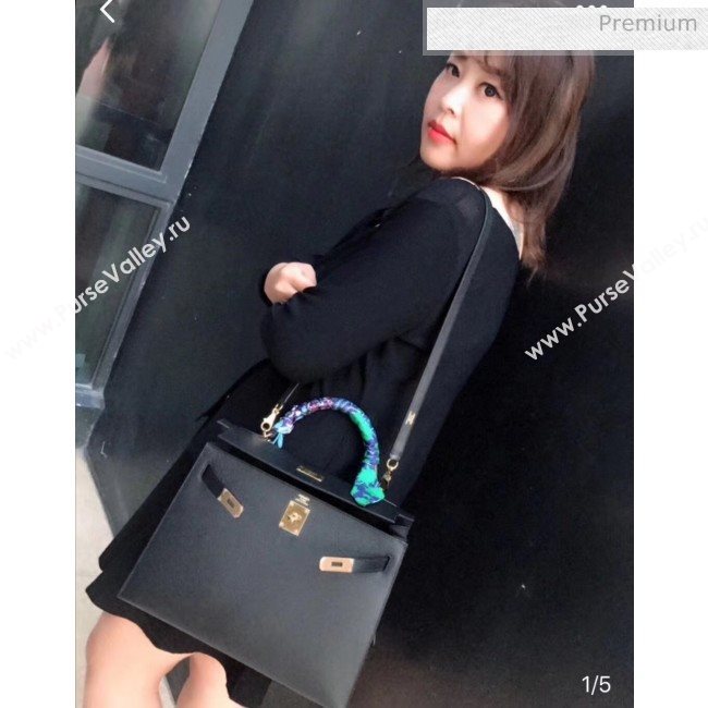 Hermes Kelly 32cm Top Handle Bag in Epsom Leather Black 2020 (FL-20052923)