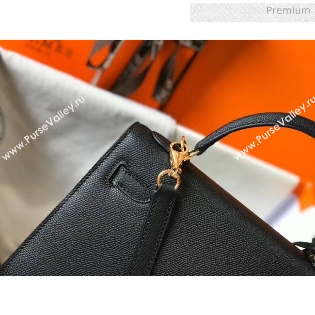 Hermes Kelly 28cm Top Handle Bag in Epsom Leather Black 2020 (FL-20052922)