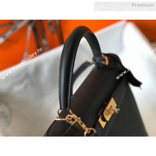 Hermes Kelly 32cm Top Handle Bag in Epsom Leather Black 2020 (FL-20052923)