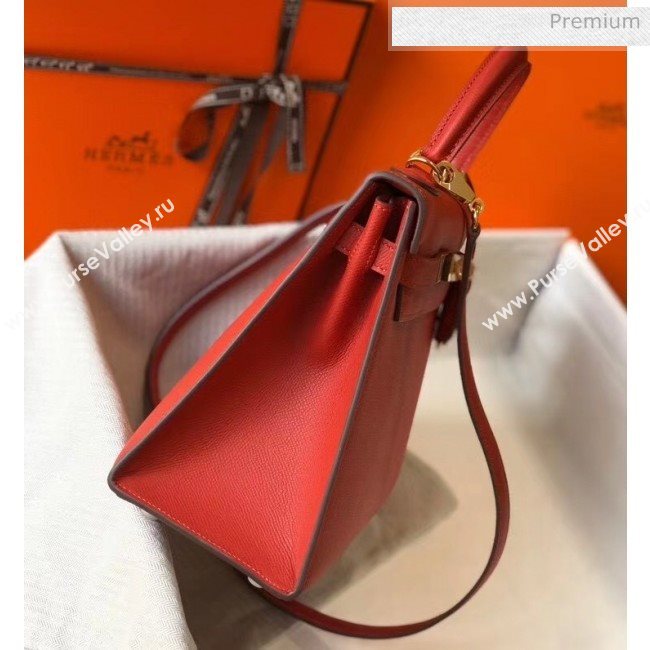 Hermes Kelly 28cm Top Handle Bag in Epsom Leather Red 2020 (FL-20052931)