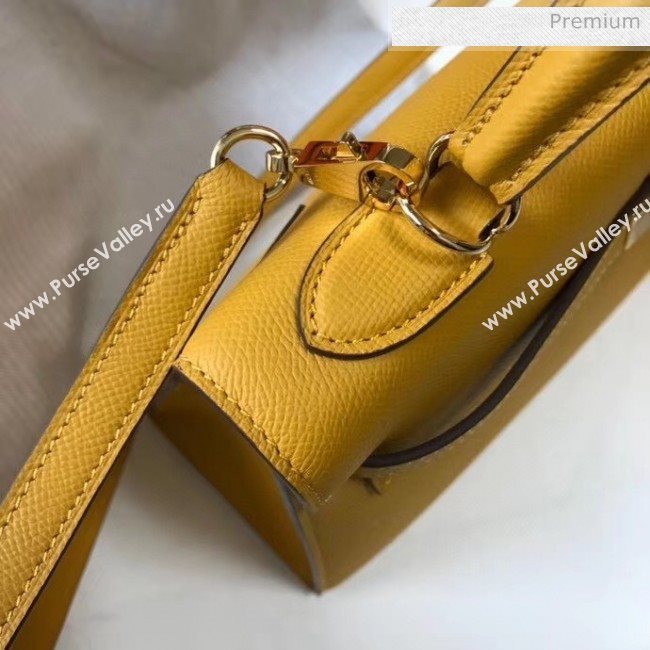 Hermes Kelly 28cm Top Handle Bag in Epsom Leather Ginger 2020 (FL-20052934)