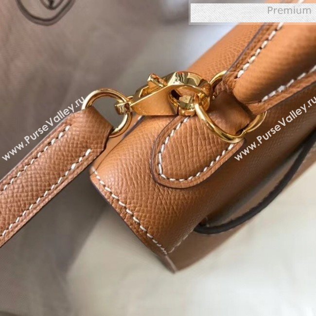 Hermes Kelly 25cm Top Handle Bag in Epsom Leather Brown 2020 (FL-20052936)