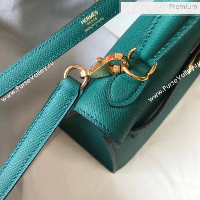 Hermes Kelly 25cm Top Handle Bag in Epsom Leather Dark Green 2020 (FL-20052939)