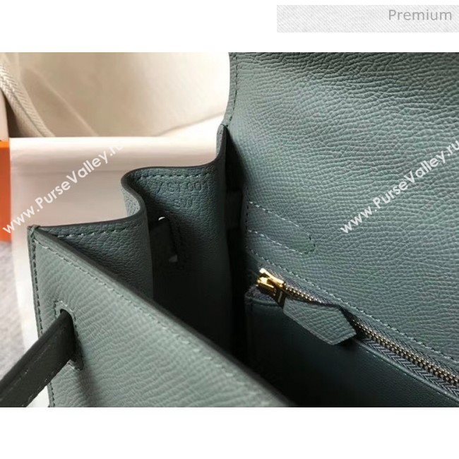 Hermes Kelly 28cm Top Handle Bag in Epsom Leather Almond Green 2020 (FL-20052945)