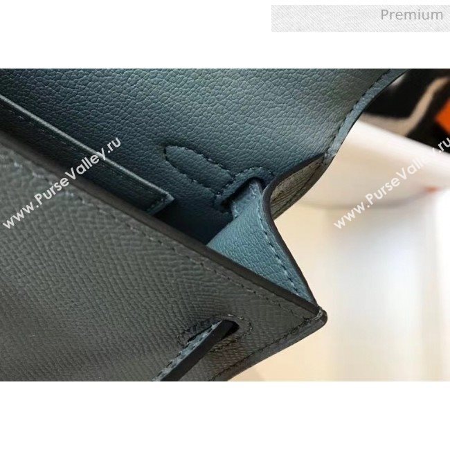 Hermes Mini Kelly II Handbag in Epsom Leather Almond Green 2020 (FL-20052947)