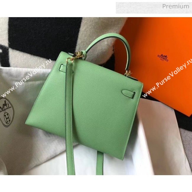 Hermes Kelly 28cm Top Handle Bag in Epsom Leather Green 2020 (FL-20052948)