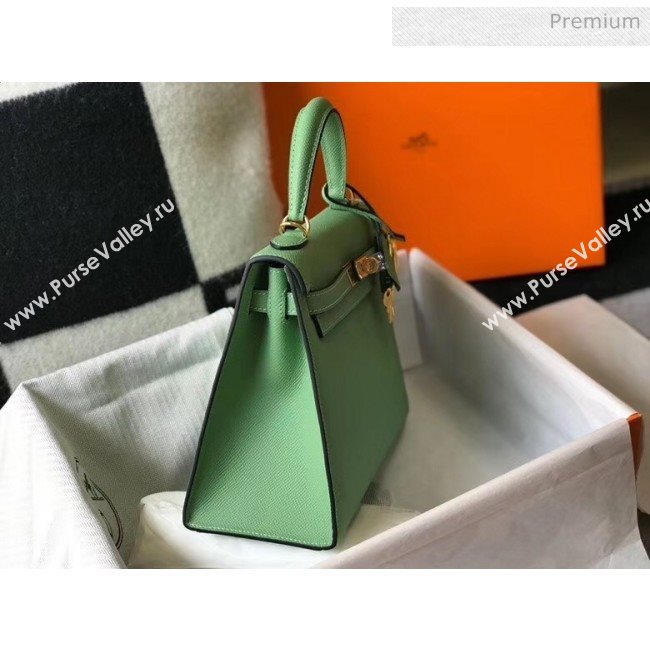 Hermes Kelly 28cm Top Handle Bag in Epsom Leather Green 2020 (FL-20052948)