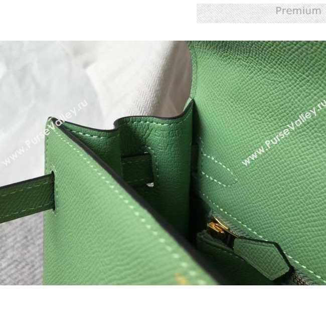 Hermes Kelly 25cm Top Handle Bag in Epsom Leather Green 2020 (FL-20052949)