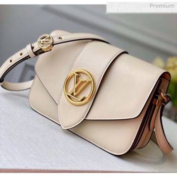 Louis Vuitton LV Pont 9 Shoulder Bag M55950 Cream White 2020 (K-20053022)