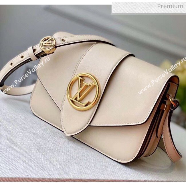 Louis Vuitton LV Pont 9 Shoulder Bag M55950 Cream White 2020 (K-20053022)