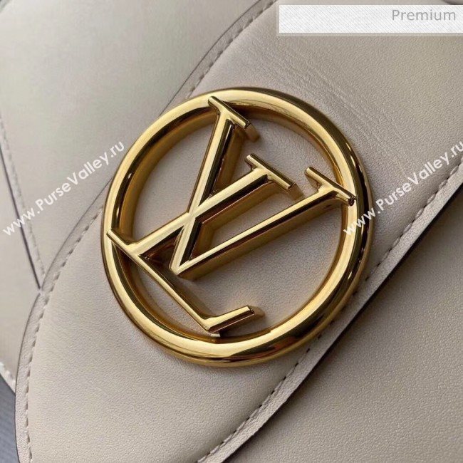 Louis Vuitton LV Pont 9 Shoulder Bag M55950 Cream White 2020 (K-20053022)