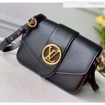 Louis Vuitton LV Pont 9 Shoulder Bag M55948 Black 2020 (K-20053026)