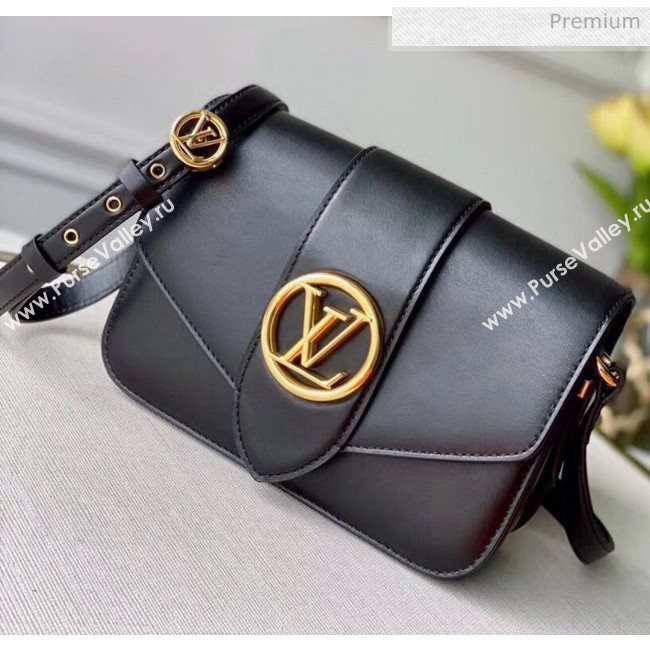 Louis Vuitton LV Pont 9 Shoulder Bag M55948 Black 2020 (K-20053026)