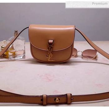 Saint Laurent KAIA Mini Satchel in Smooth Vintage Leather 623097 Brown 2020 (NA-20053027)