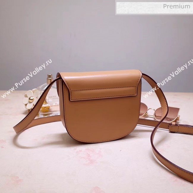 Saint Laurent KAIA Mini Satchel in Smooth Vintage Leather 623097 Brown 2020 (NA-20053027)