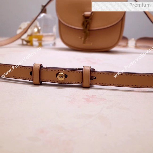 Saint Laurent KAIA Mini Satchel in Smooth Vintage Leather 623097 Brown 2020 (NA-20053027)