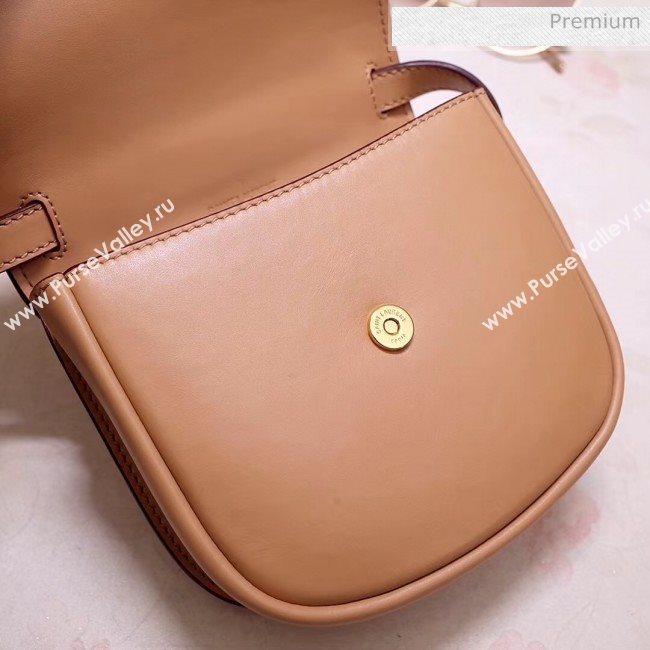 Saint Laurent KAIA Mini Satchel in Smooth Vintage Leather 623097 Brown 2020 (NA-20053027)