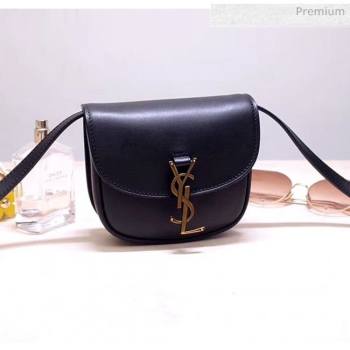 Saint Laurent KAIA Mini Satchel in Smooth Vintage Leather 623097 Black 2020 (NA-20053029)