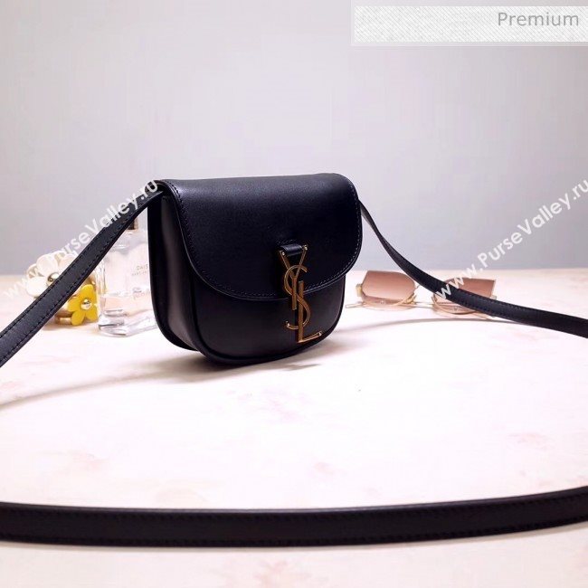 Saint Laurent KAIA Mini Satchel in Smooth Vintage Leather 623097 Black 2020 (NA-20053029)