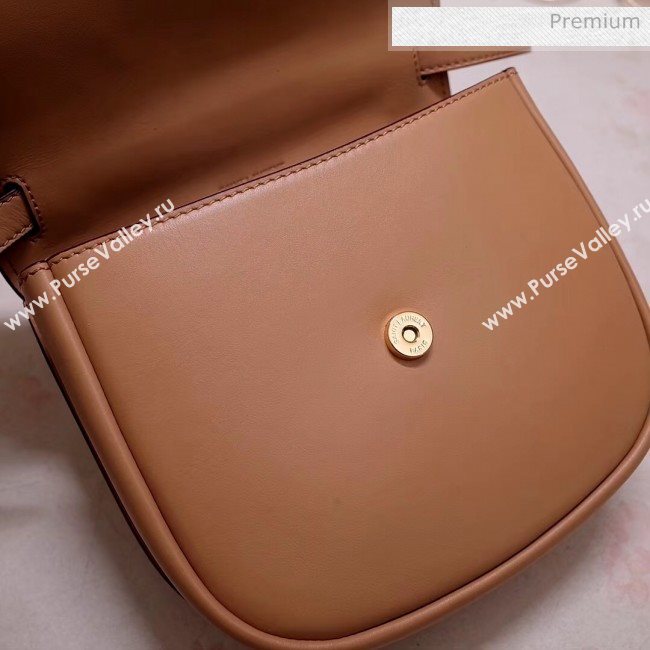 Saint Laurent KAIA Small Satchel in Smooth Vintage Leather 619740 Brown 2020 (NA-20053028)