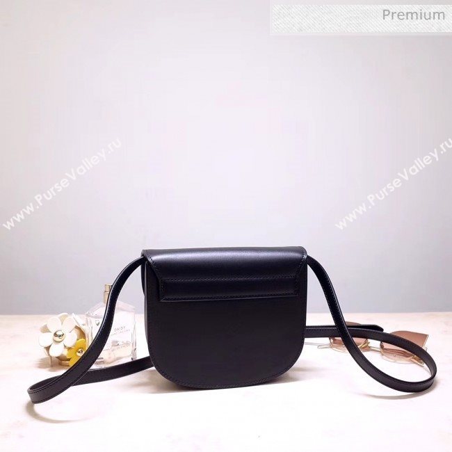 Saint Laurent KAIA Small Satchel in Smooth Vintage Leather 619740 Black 2020 (NA-20053030)