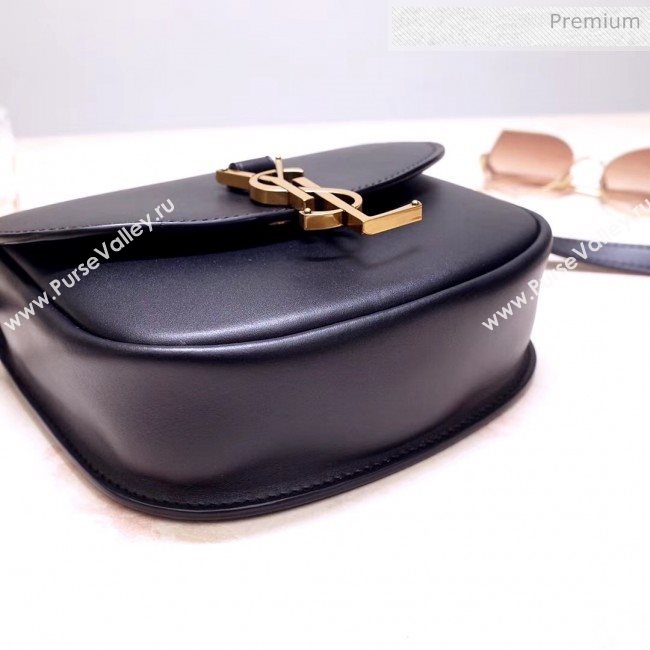 Saint Laurent KAIA Small Satchel in Smooth Vintage Leather 619740 Black 2020 (NA-20053030)