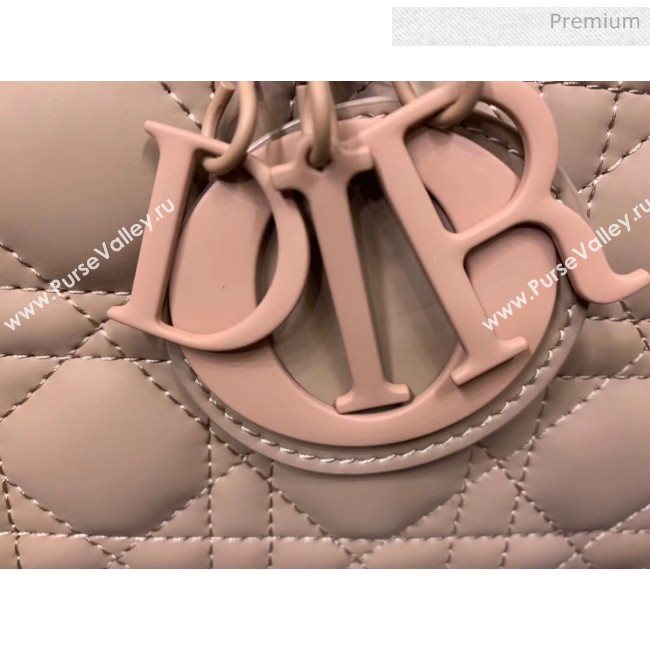 Dior Cannage Calfskin Large Lady Dior Bag Apricot 2020 (XXG-20052729)