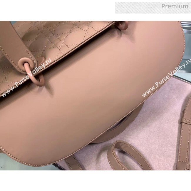 Dior Cannage Calfskin Large Lady Dior Bag Apricot 2020 (XXG-20052729)
