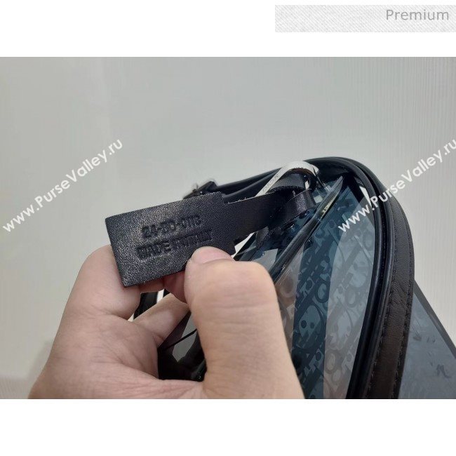 Dior Oblique Transparency PMMA Box Clutch Shoulder Bag Blue 2020 (XXG-20052731)