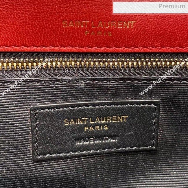 Saint Laurent Smooth Leather Kate 99 Tassels Shoulder Bag 604276 Red 2020（Top Quality） (JD-20052736)