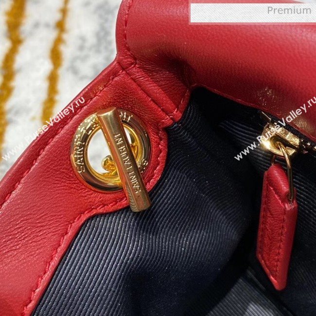 Saint Laurent Smooth Leather Kate 99 Tassels Shoulder Bag 604276 Red 2020（Top Quality） (JD-20052736)